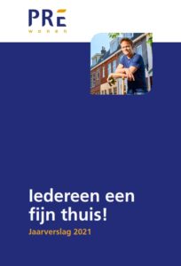 Cover Jaarverslag 2021 Pré Wonen