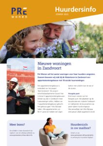 Huurdersinfo Pré Wonen zomer 2023