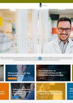 Cover e-zine Zinnige Zorg